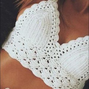 Knitted bralette